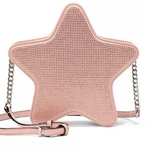Victoria’s Secret Pink Crystal star shaped crossbody or clutch bag NWT